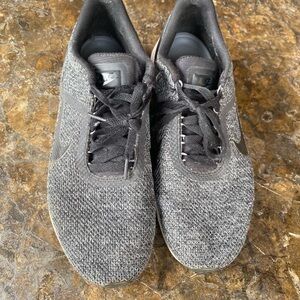 Mens Nike Air Size 11.5 Golf Sneakers Shoes Black Dark Gray Mesh Preowned good